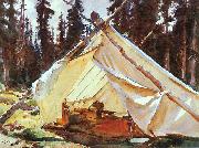 John Singer Sargent A Tent in the Rockies USA oil painting artist